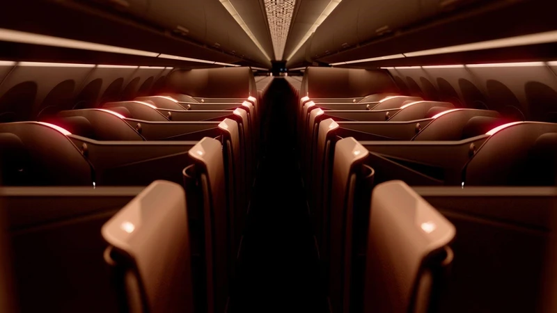 Cabina Premium Business modelo VantageSOLO de Thompson Aero Seating que equipar�n los A321XLR de LATAM.